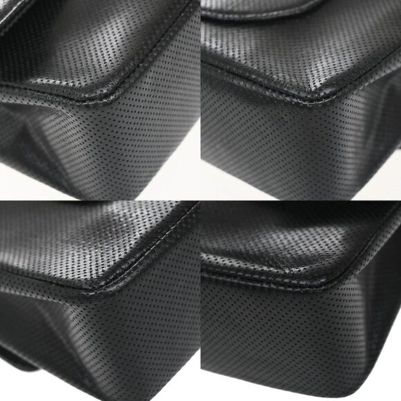 CHANEL CC Logo Shoulder Hand Bag Leather Black GHW France 687RF458 - Picture 9 of 14